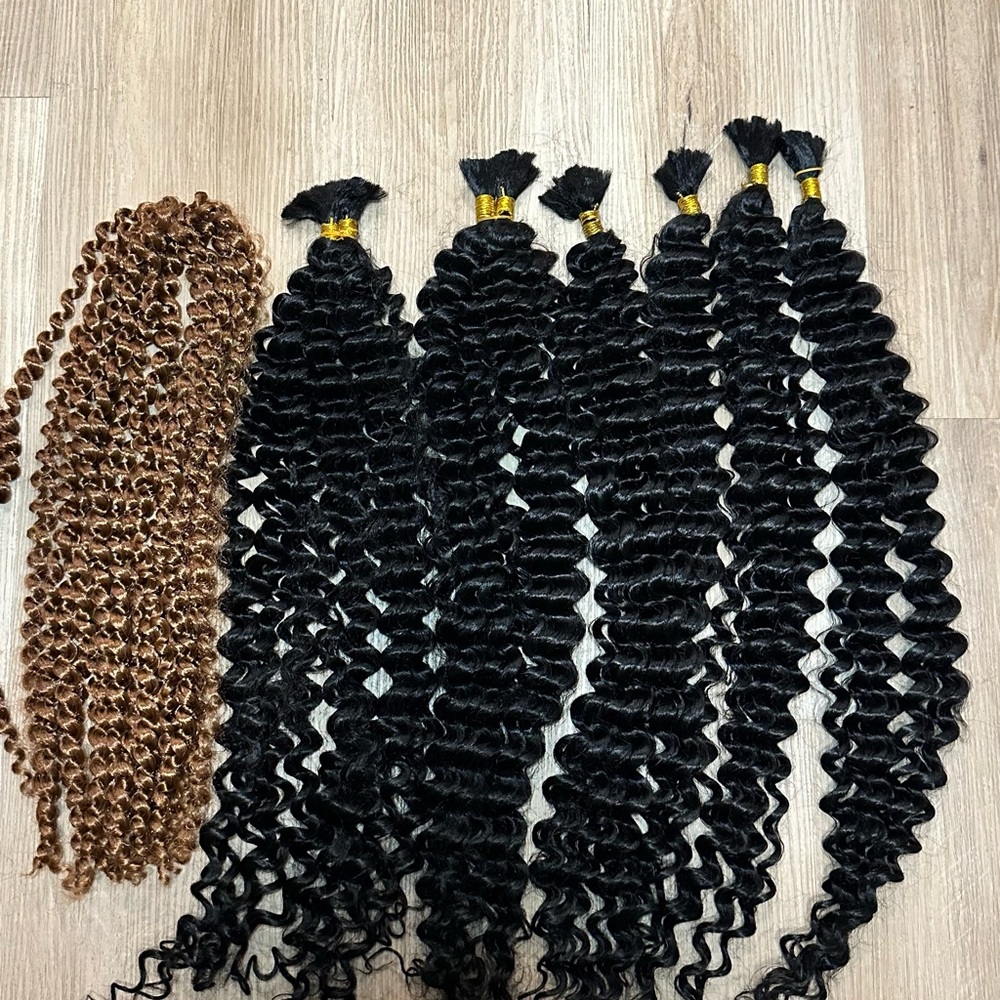 Black and Brown Curly Hair Extensions